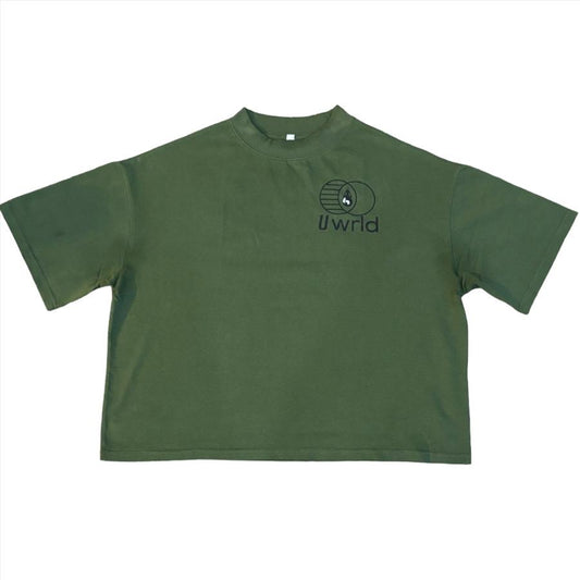 (U)r Army Green Boxy Tee